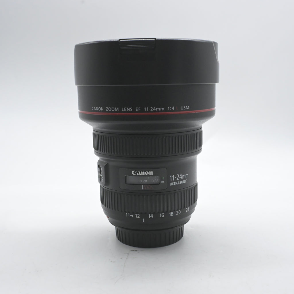 Pre Owned Canon EF 11-24mm f4L USM Lens, W/ Caps & Pouch SN: 2500000083