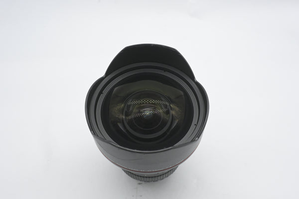 Pre Owned Canon EF 11-24mm f4L USM Lens, W/ Caps & Pouch SN: 2500000083