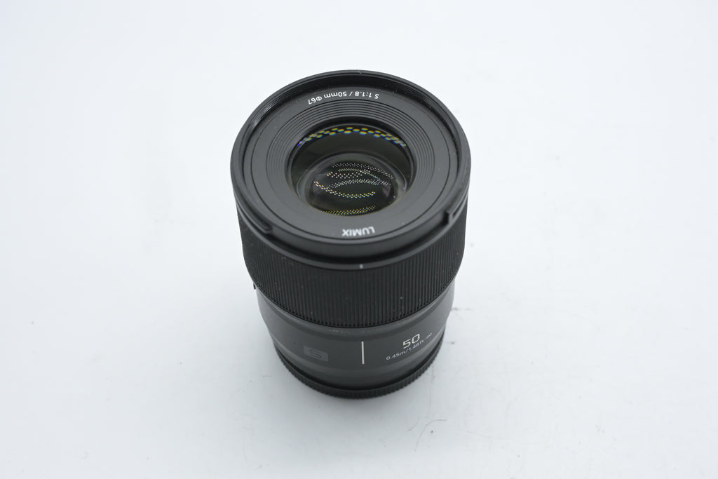 Pre Owned Panasonic Lumix S 50mm f1.8 Prime Lens F&R Caps, Hood S: XF3JB202710