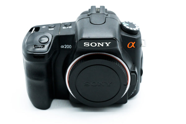 Pre Owned Sony A200 DSLR Body W/ Batt, Charger & Cap SN: 2839538