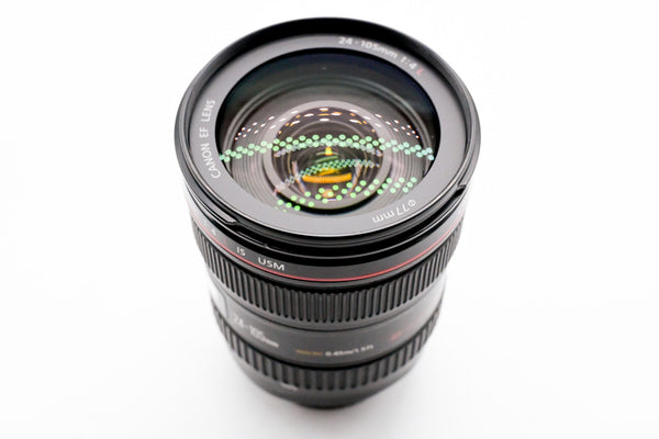 Pre-Owned Canon 24-105mm f/4L IS USM lens w/Caps 5528526