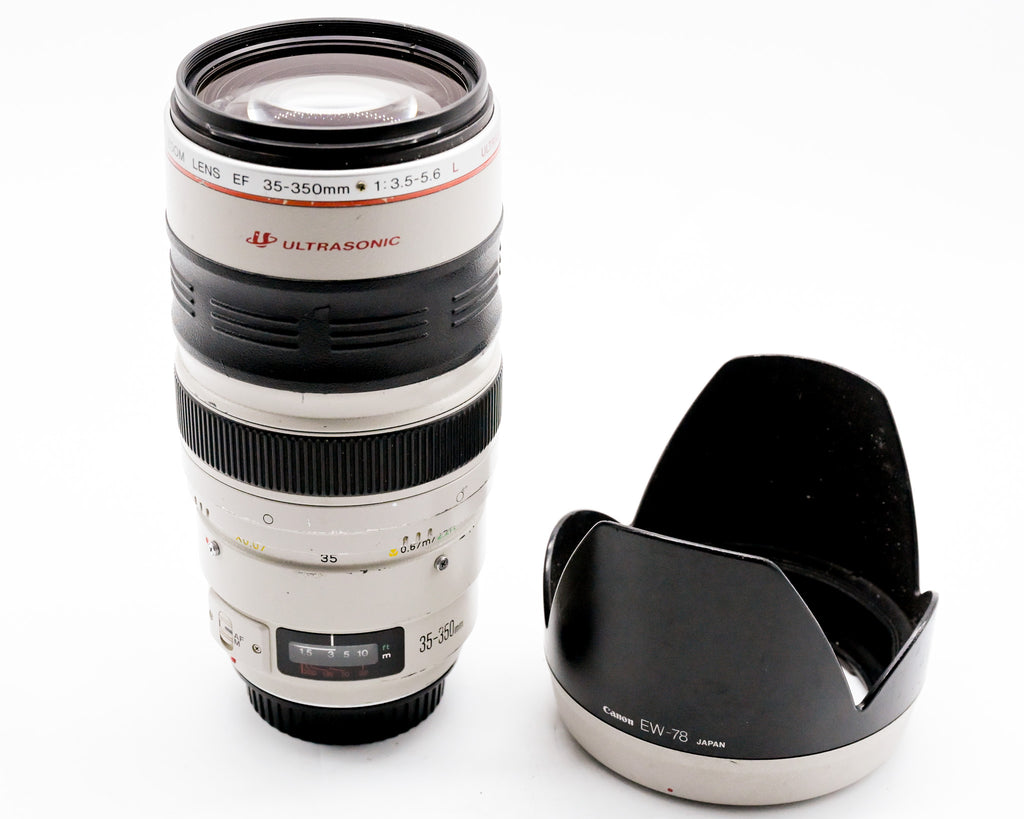 Pre Owned Canon EF 35-350mm f3.5-5.6L USM W/ Hood & R.Cap SN: 35991