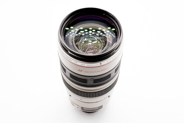 Pre Owned Canon EF 35-350mm f3.5-5.6L USM W/ Hood & R.Cap SN: 35991