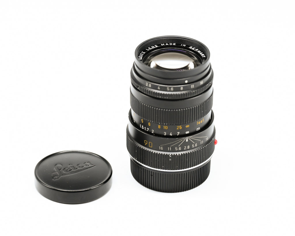 Leica M 90mm f/2.8 Leitz Tele-Elmarit 11800 Made In Germany w/Caps (Second Hand)