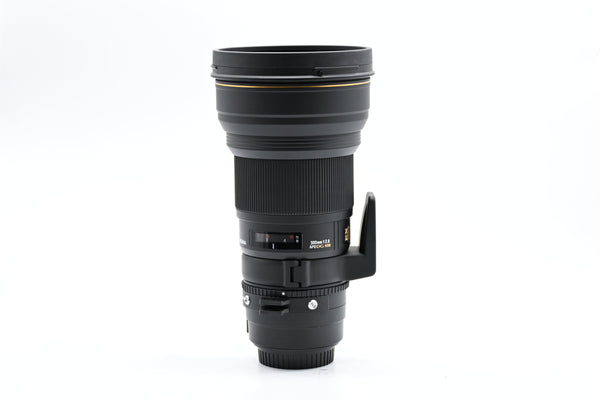 SIGMA EX 300MM F2.8 DG HSM LENS CANON Non-IS w/ hood, case, R/cap SN: 12322548(Second Hand)