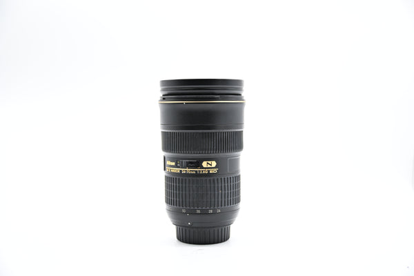 Nikon Af-S 24-70mm F2.8 G Ed Lens W/Case, Caps & Hood SN: 529331(Second Hand)