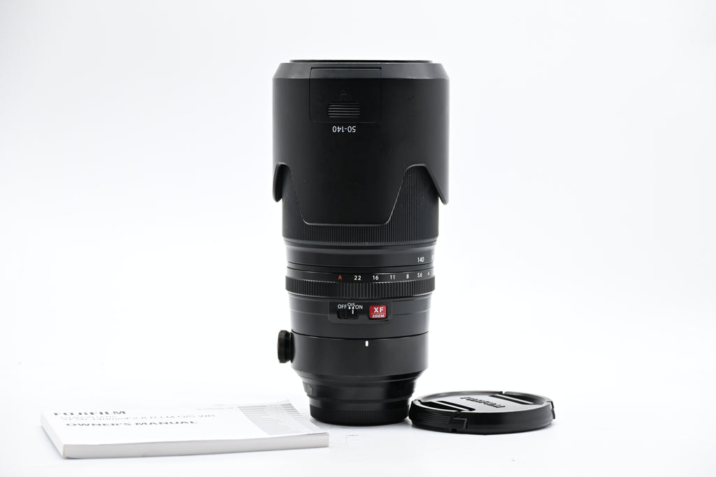 Fujifilm Xf 50-140mm f/2.8 R LM OIS WR Lens Black W/Caps & Hood SN: 48A11306(Second Hand)