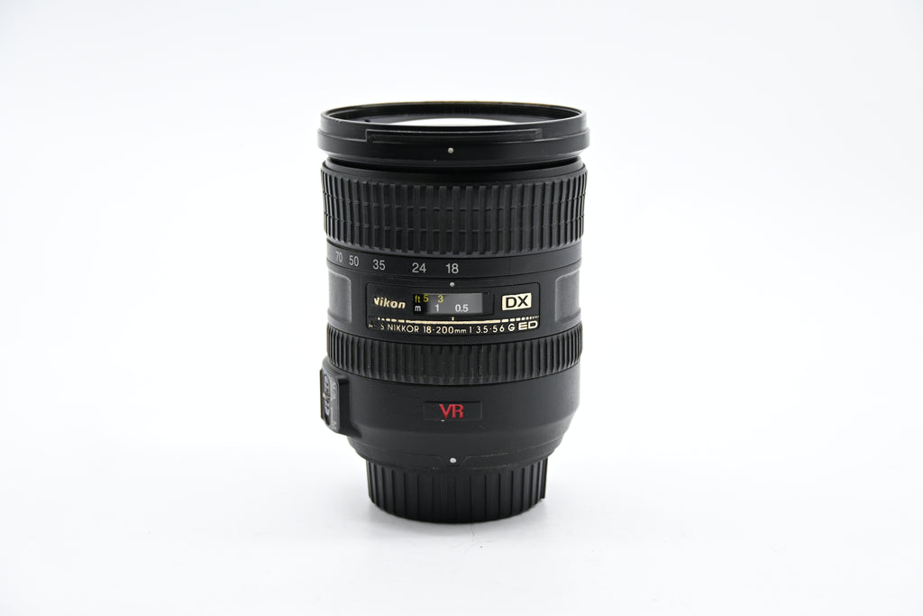 Nikon Af-S 18-200mm F3.5-5.6G ED VR DX Lens SN: 2949244(Second Hand)