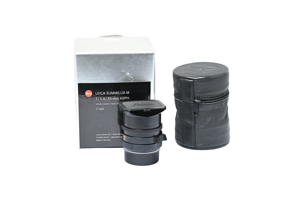 Pre-Owned Leica M 35mm f/1.4 Summilux ASPH Mint in Box S: 4112376 Second Hand