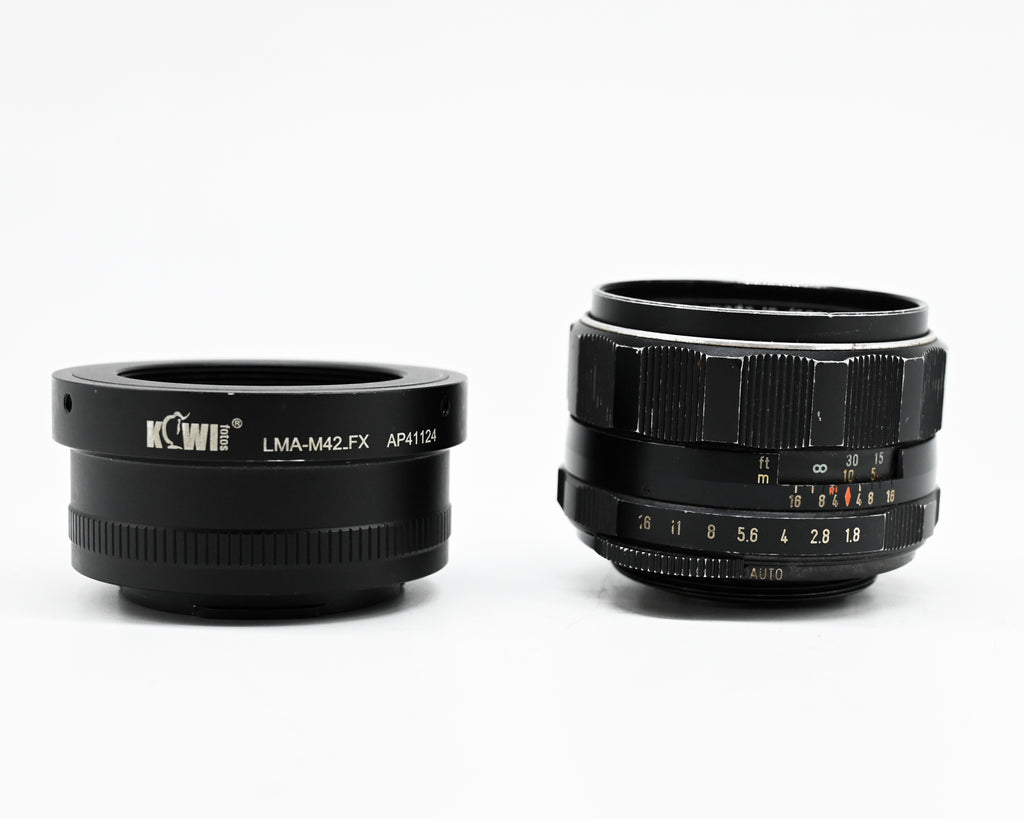 Pentax Super Takumar 55mm f/1.8 w/M42-X Adapter 3667200 (Second Hand)