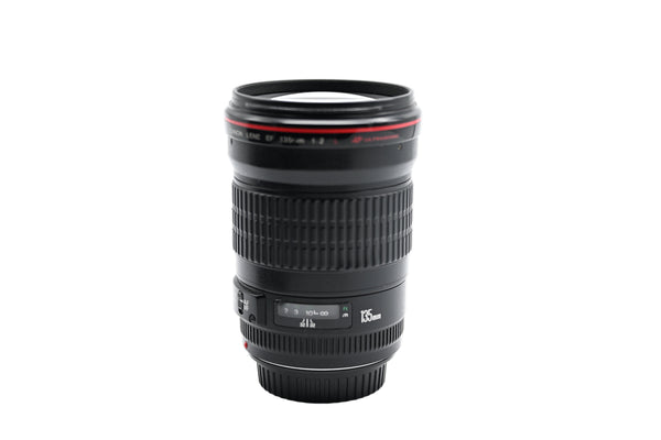 Pre-Owned Canon EF 135mm f/2L USM Lens, with Caps Hood, Pouch SN: 161341 Second Hand