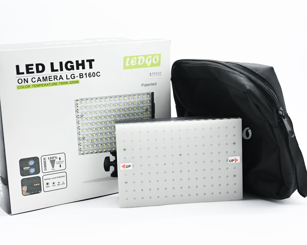 Pre-Owned LEDGO Light Panel LG-B160C w/Box & Batteries [No Charger]