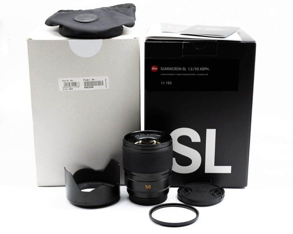 Leica Summicron-SL 50mm f/2 ASPH. Lens Mint in Box 4863546 (Second Hand)