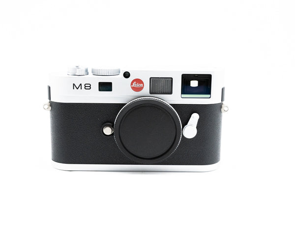 Leica M8 Digital Camera Silver w/Charger Batt Manual Strap & Cable 3330051 (Second Hand)