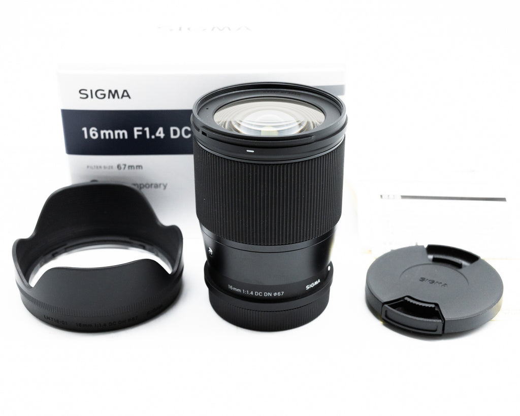Sigma 16mm f/1.4 DC DN Contemporary Lens for L-Mount Mint in Box 55167307 (Second Hand)