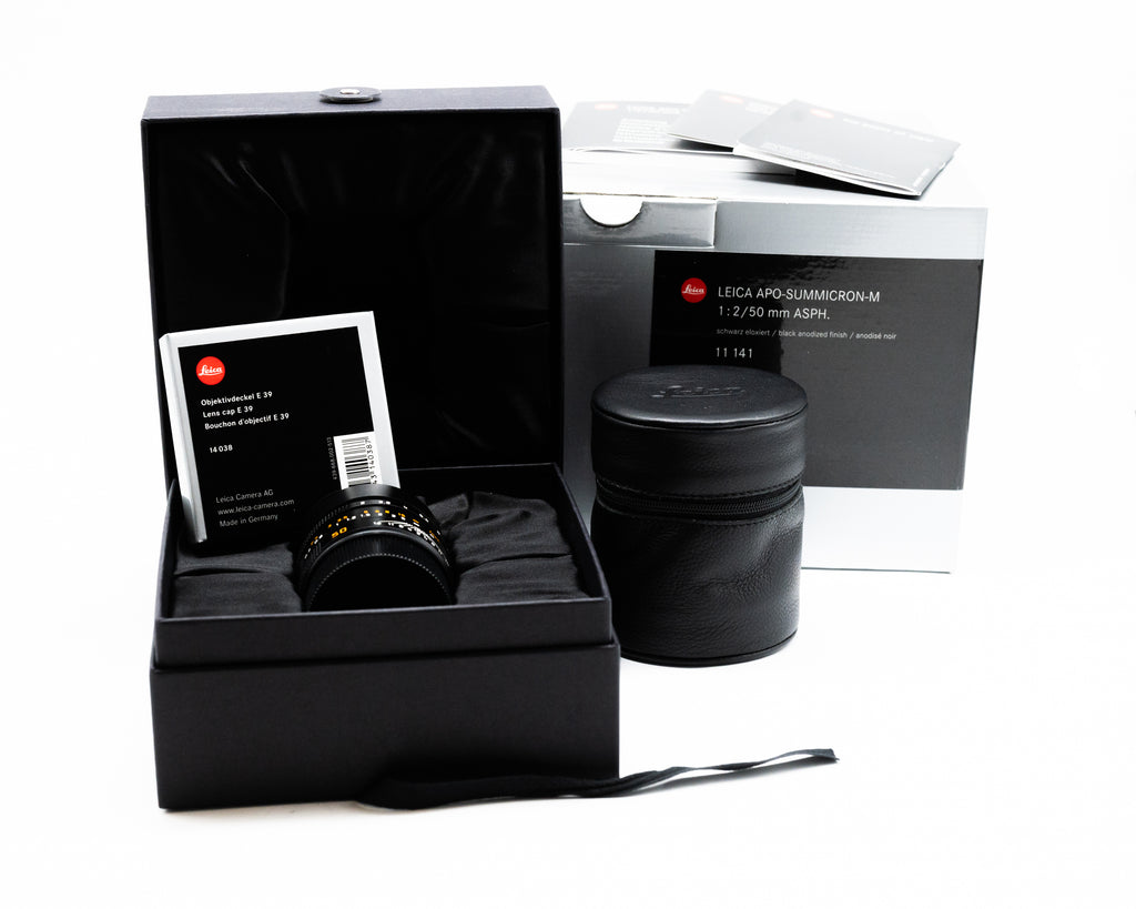 Leica APO-Summicron-M 50mm f/2 ASPH Lens Mint in Box 4584025 (Second Hand)