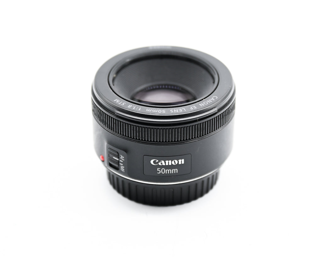 Pre-Owned Canon EF 50mm f/1.8 STM Lens w/Caps 4915203072