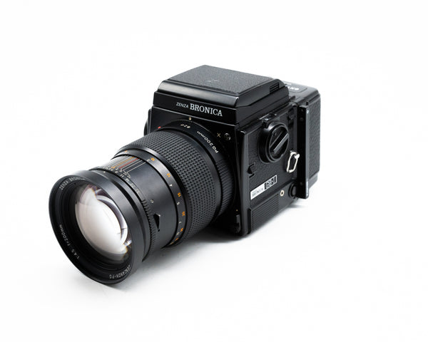 Bronica GS-1 with Zenzanon 200mm f/4.5 120 Back & WLF 3118683 (Second Hand)