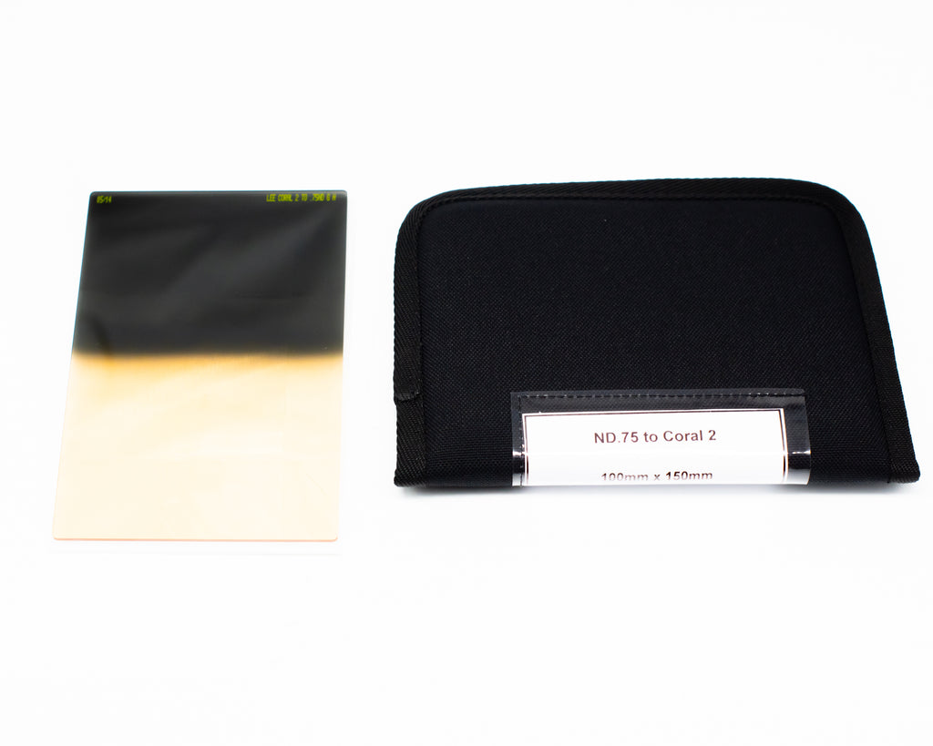 Lee Filters ND.75 to Coral 2 Grad Hard 100mmx150mm with Case (Second Hand)