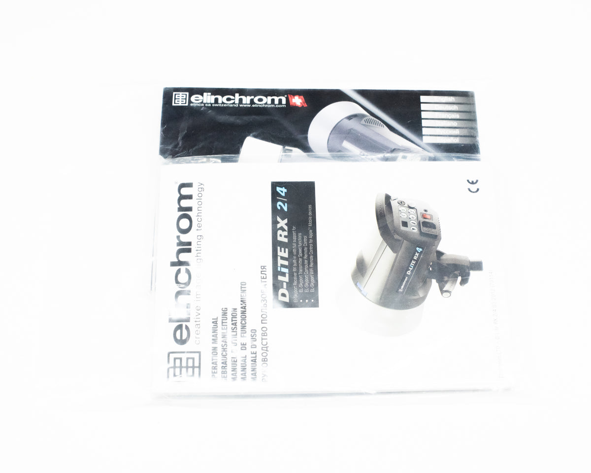 Elinchrom D-Lite RX 2|4 Operation Manual Sealed Mint with Operation DV ...