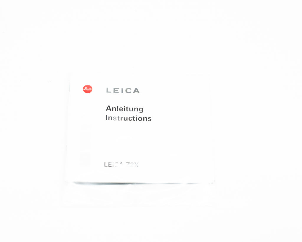 Leica Z2X Manual English (Second Hand)