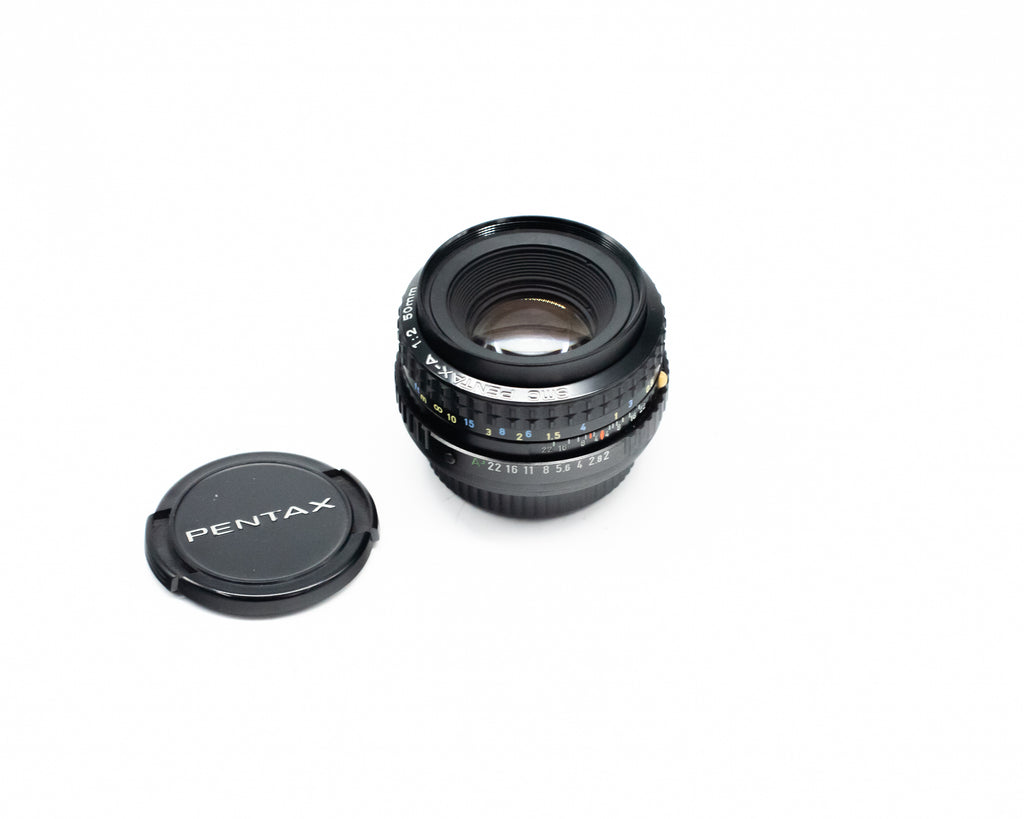 Pentax SMC Pentax-A 50mm f/2 Lens with Caps 2034914 (Second Hand)