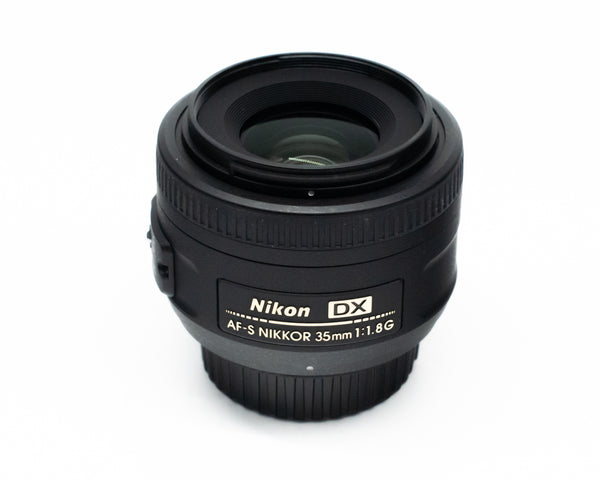 Nikon AF-S Nikkor 35mm f/1.8G DX Lens with Hood & Caps US6140221 (Second Hand)