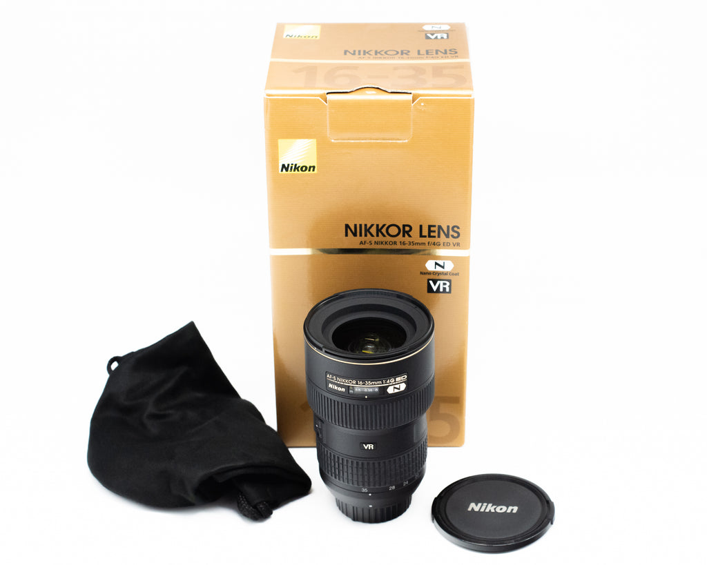 Nikon AF-S Nikkor 16-35mm f/4G VR Lens Mint in Box 432939 (Second Hand)