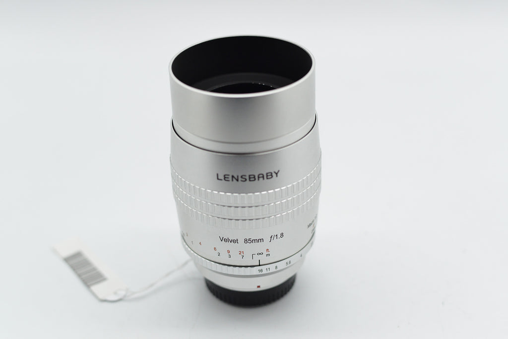 Lensbaby 85mm F1.8 Macro 1:2 Silver for Fujifilm X series (Second Hand)
