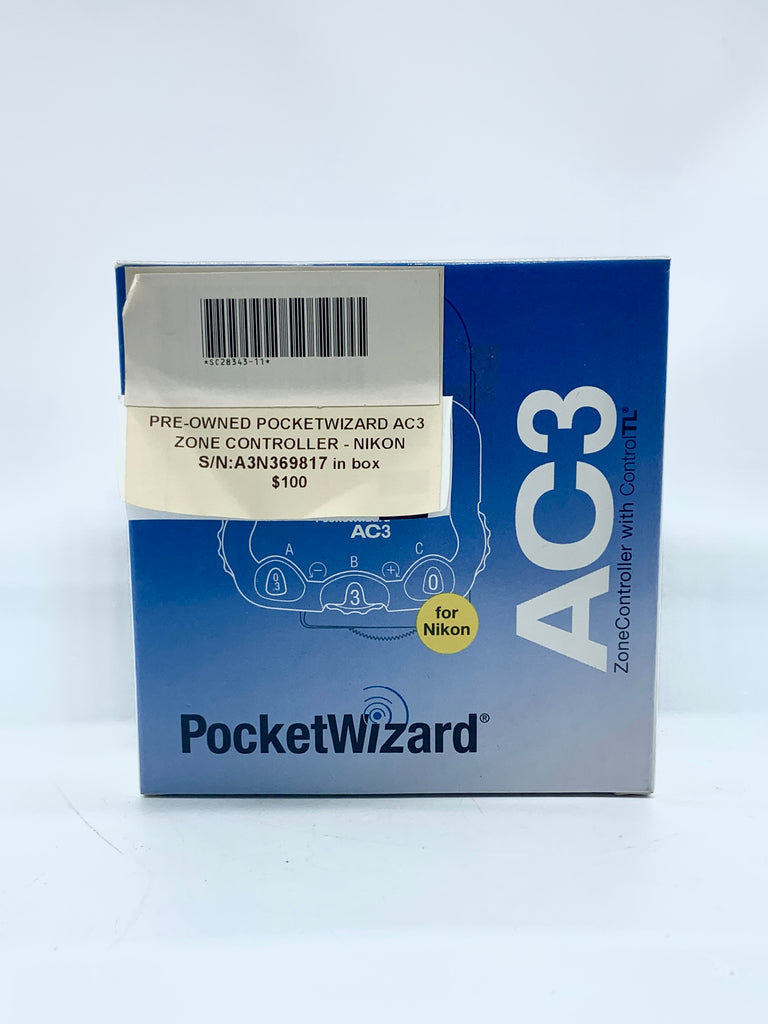 PocketWizard AC3 ZoneController for Nikon A3N369817 (Second Hand)