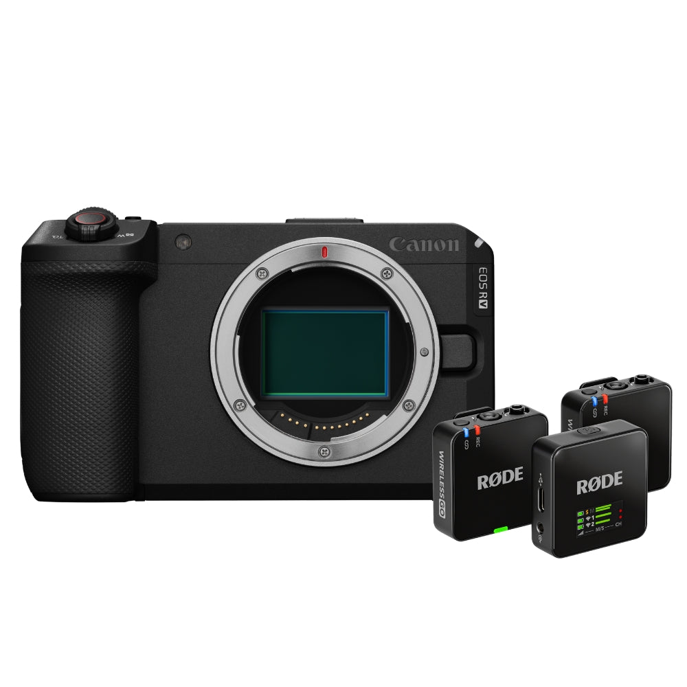 Canon EOS R6 V Body + RØDE Wireless GO III Bundle