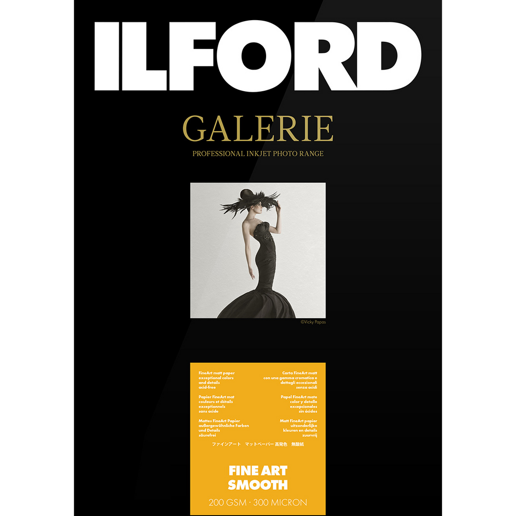 Ilford Galerie Fine Art Smooth Paper 200GSM A3+ - 25 Sheets
