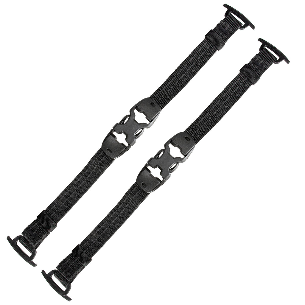 Summit Creative Tenzing Front Accessories Buckle Strap (Set of 2 Reflective Black)
