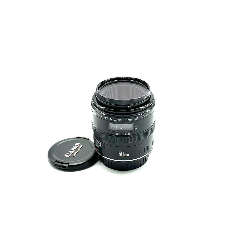 Pre-Owned Canon Ef 50mm F/2.5 Macro Lens With Caps & Genuine Canon Uv Filter SN: 212652