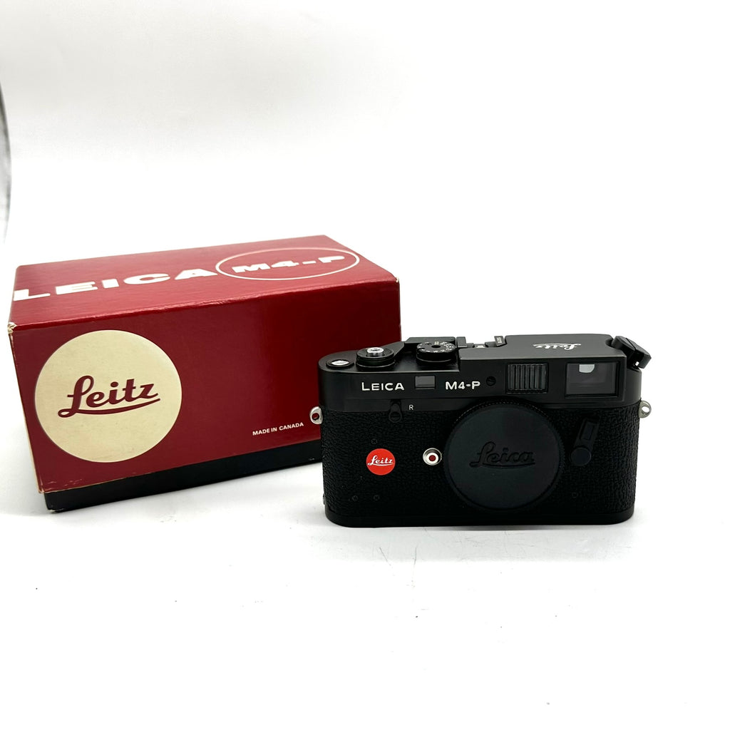 Pre-owned Leica M4-p Black 10415 w/body cap, manual, Brochure, Box 1981 S: 1550701