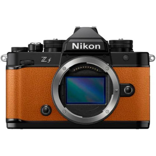 Nikon Zf Mirrorless Digital Camera Body - Cognac Brown
