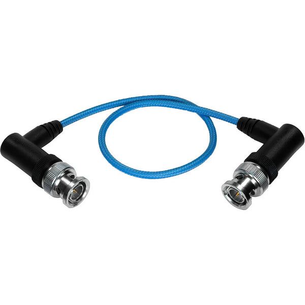 Kondor Blue Ultra-Thin 3G-SDI Right-Angle BNC Cable (12