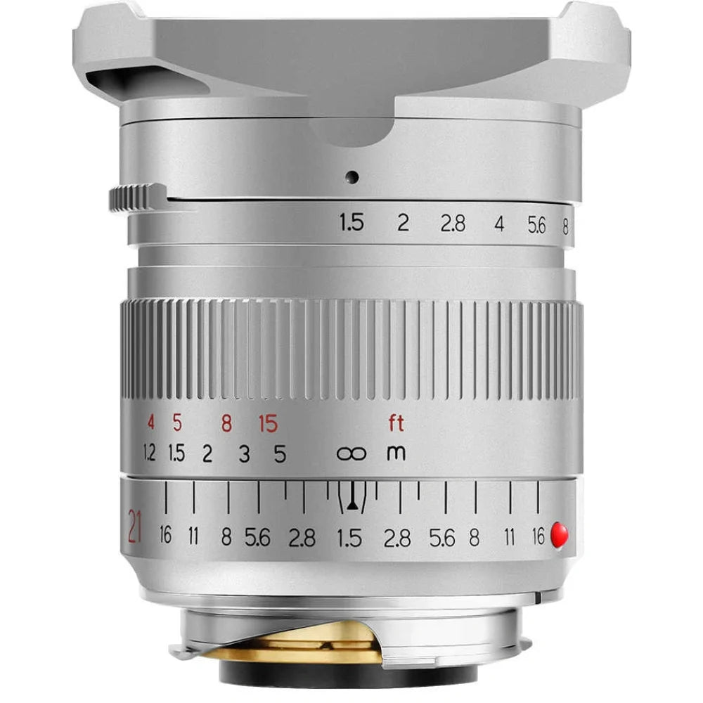 TTArtisan 21mm f/1.5 Lens Silver - M Mount
