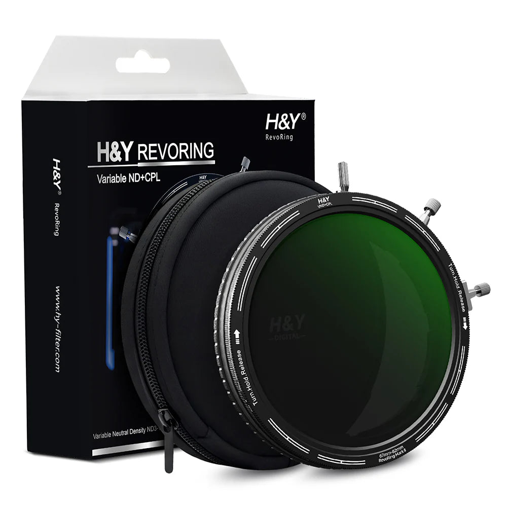 H&Y Revoring MarkII Variable Neutral Density + Circular Polarizer Filter (67-82mm)