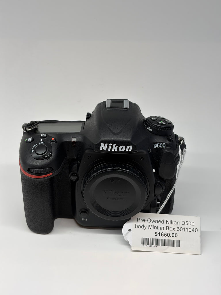 Pre-Owned Nikon D500 Digital SLR Body Mint in Box 6011040 [SC 4.7k] (Second Hand)