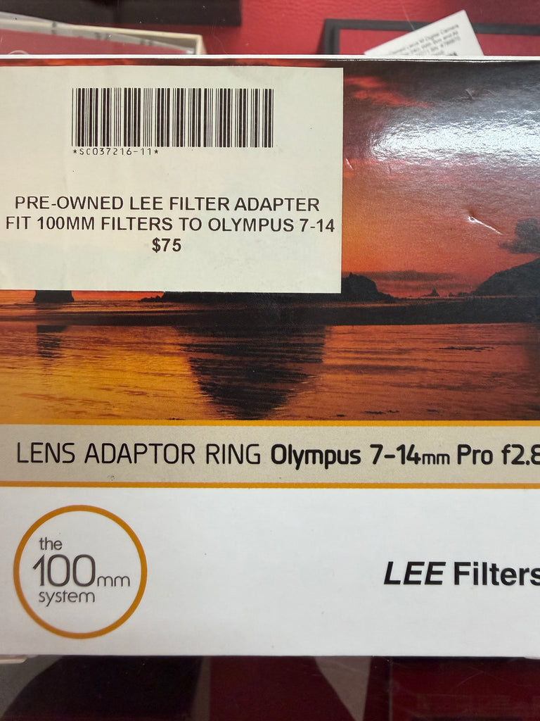 Lee Filter Adapter to Fit 100mm Filters to Olympus 7-14mm (Second Hand)