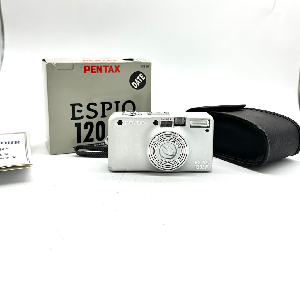 Pre-owned Pentax Espio 120sw Mint in box, tested, W/ Bat, Case, Strap SN: 5271649