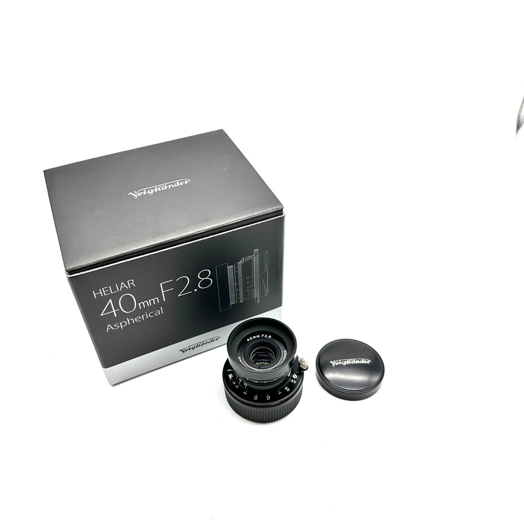 Pre-owned Voigtlander M 40mm f2.8 Heliar Asph M Mount, Mint in box as new SN: 07260999