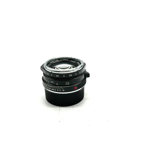 Pre-owned Voigtlander M 35mm f1.4 Nokton II M Mount Mint, Generic Hood SN: 07950967