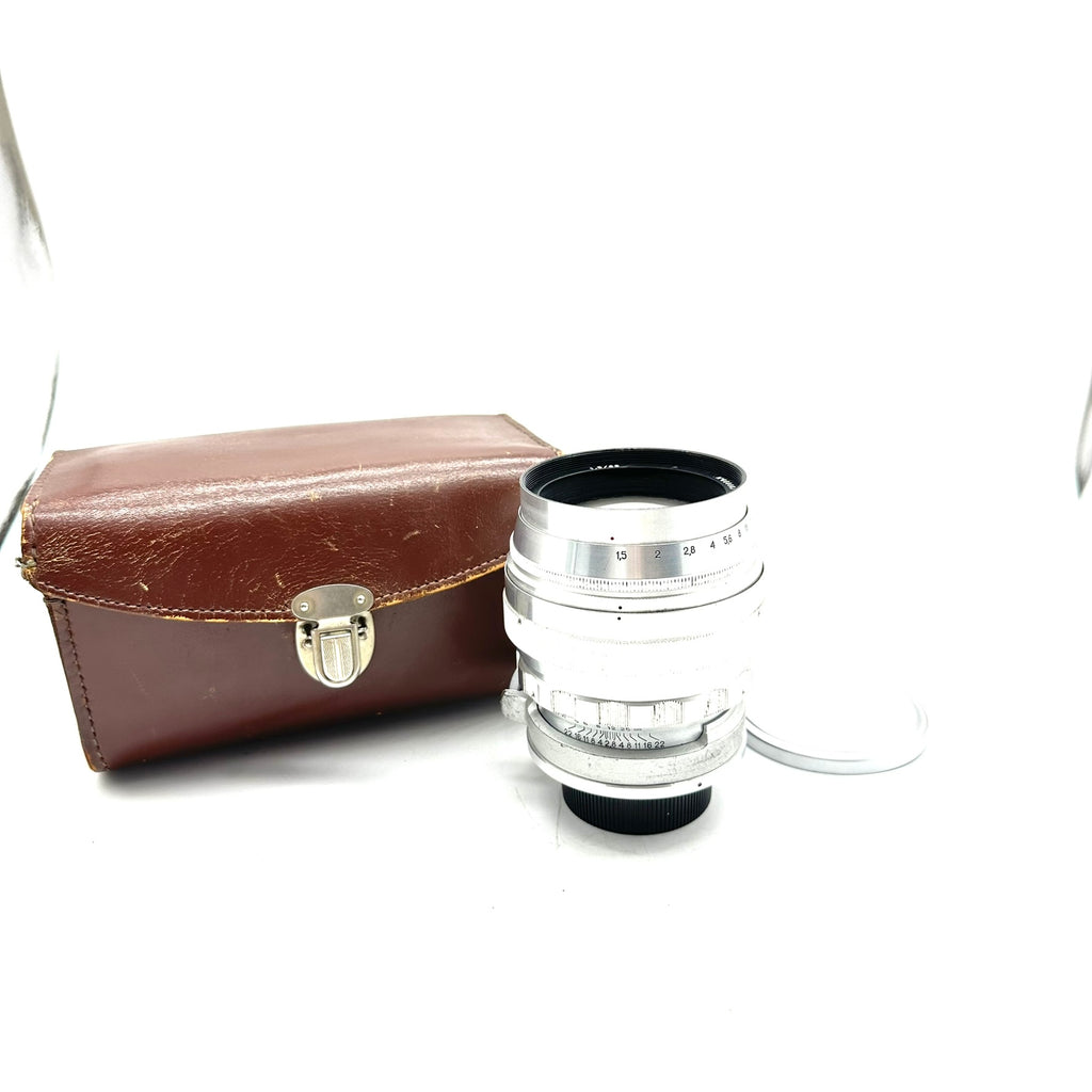 Pre-owned Zenit KMZ Helios 85mm f1.5 Screw Mount W/ M Adapter Case & Caps SN: 668867