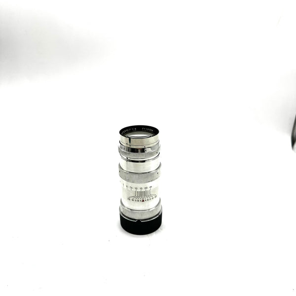 Pre-owned Zenit Jupiter-11 Silver 135mm f4 Screw Mount W/ M Mount Adpt, Caps 5101000