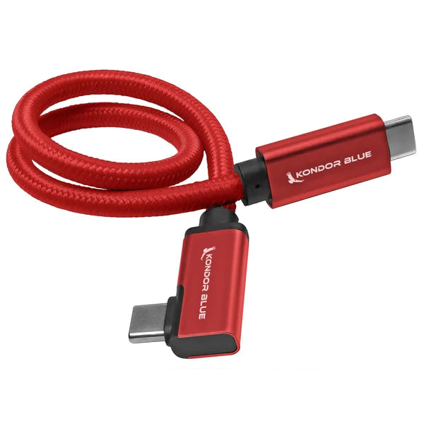 Kondor Blue USB-C to USB-C High Speed Cable for SSD Recording & Charging