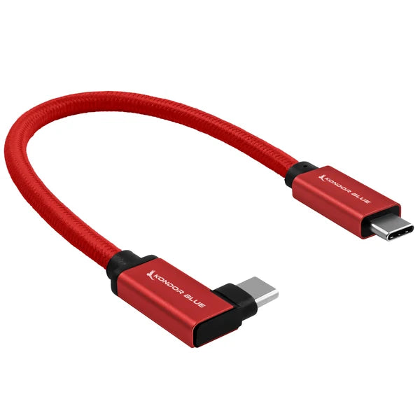 Kondor Blue USB-C to USB-C High Speed Cable for SSD Recording & Charging