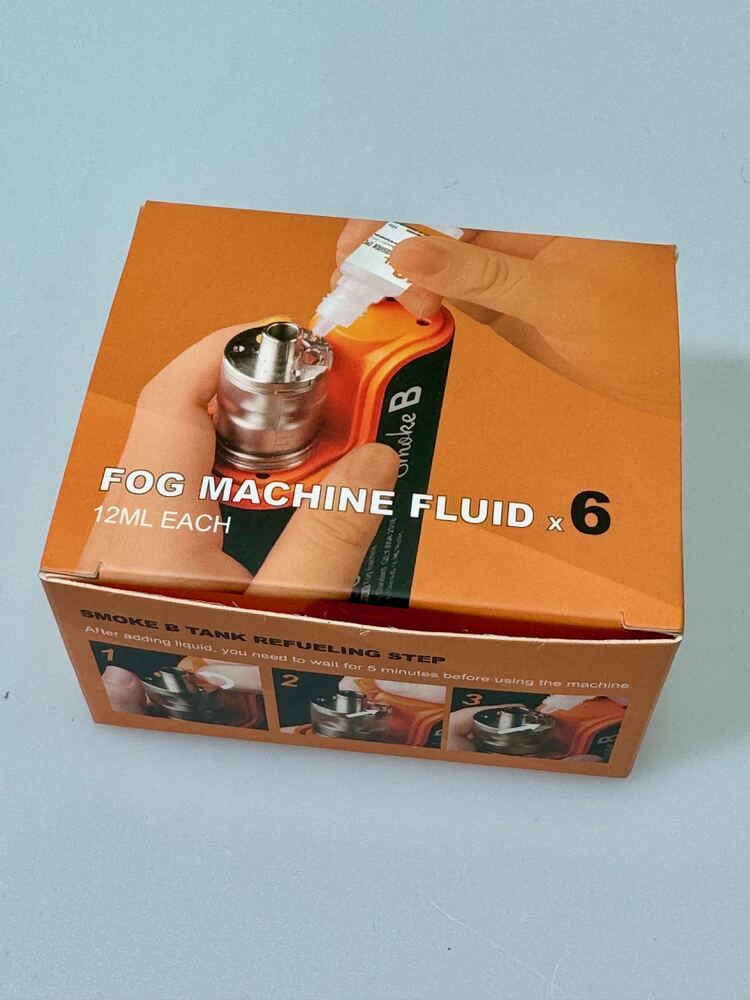 LENSGO Fog Machine Fluid 144ml (12-Pack) - Safe, Odorless Fog Juice For Parties & Events