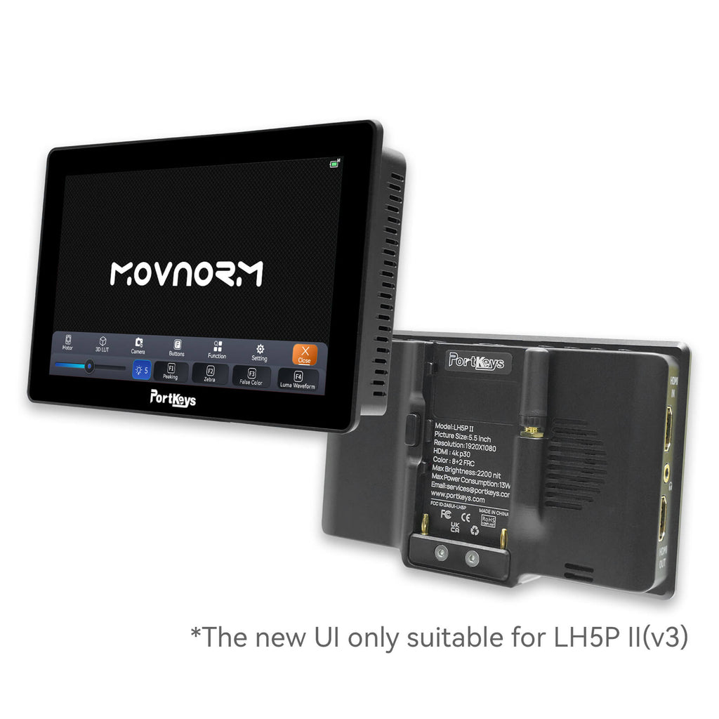Portkeys LH5PII 5.5 Inch 4K HDMI Touchscreen Monitor